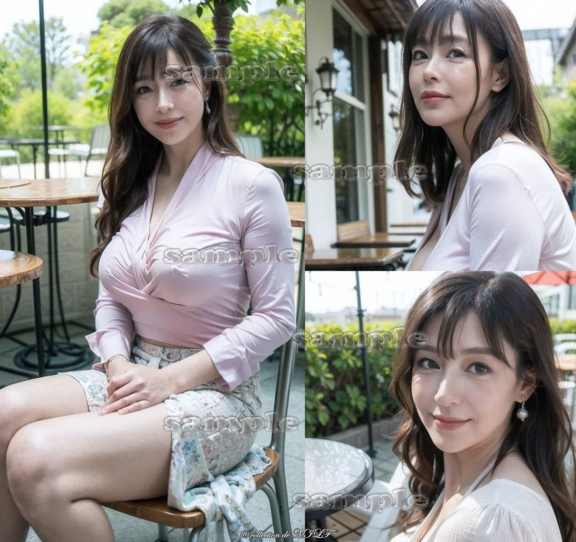 【AIグラビア】熟女の顔 サンプル画像9