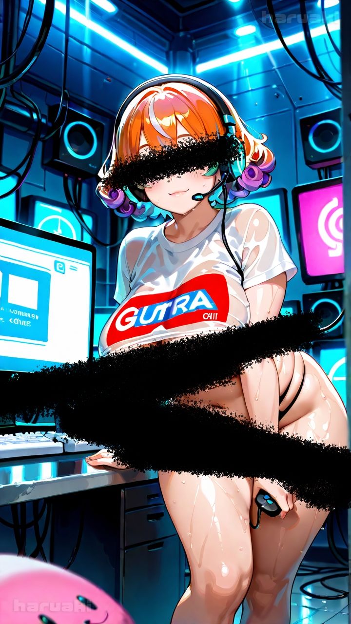 【AIグラビア巨乳美女写真集】Vol.10ゲームとおっぱい配信で人気のゲーマー女子 サンプル画像4