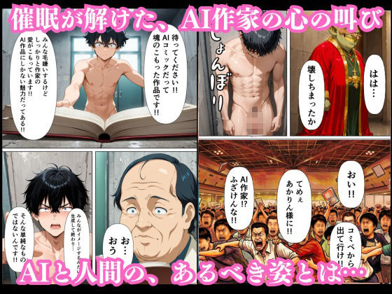 【AI生成】コミックイベント・逆転ハック！〜AI作家の俺が禁断の催●リモコンで巨乳コスプレイヤーに、アンチの目の前で発情中出し〜 サンプル画像10