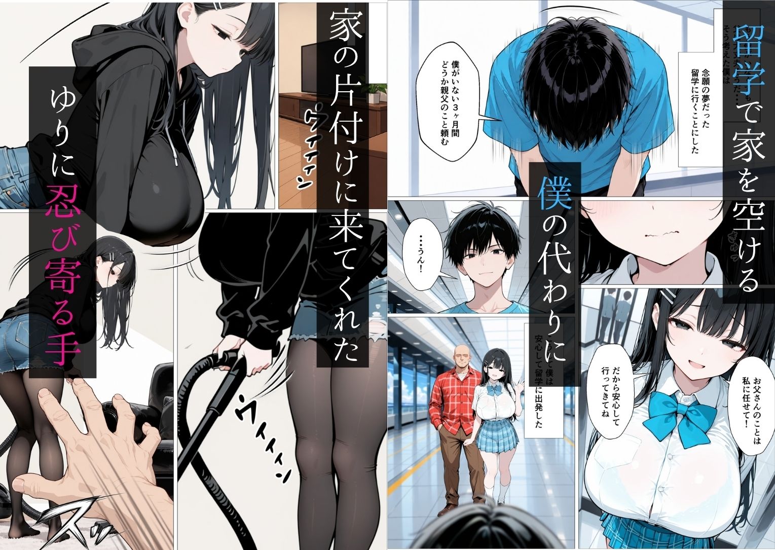 【BSS】献身的な幼馴染は父さんに開発されていた〜俺が結婚したいと思ってたのに・・・なんで留学中にこんなことに・・・〜 サンプル画像3