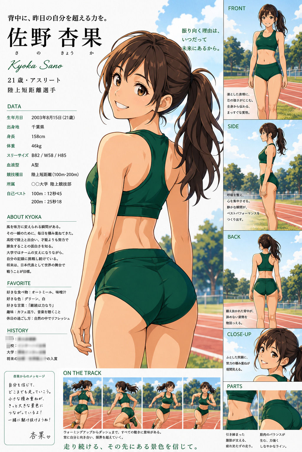 【CG】女子陸上部ヌードグラビア写真集 Vol.1 サンプル画像3