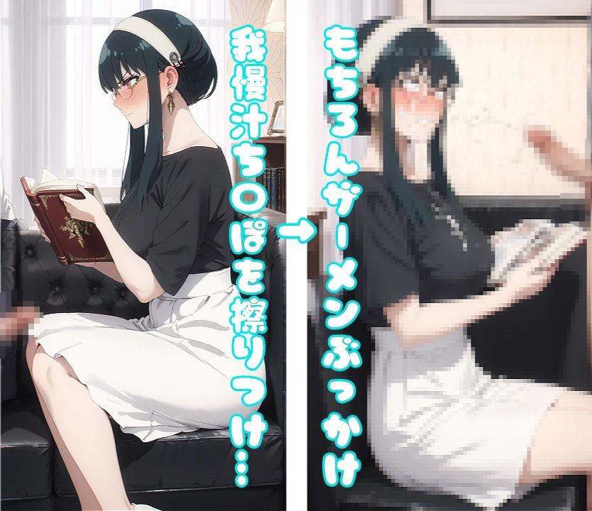 【CG集】ヨ〇・フォージャーのどすけべアヘアヘイラスト集200枚 サンプル画像5