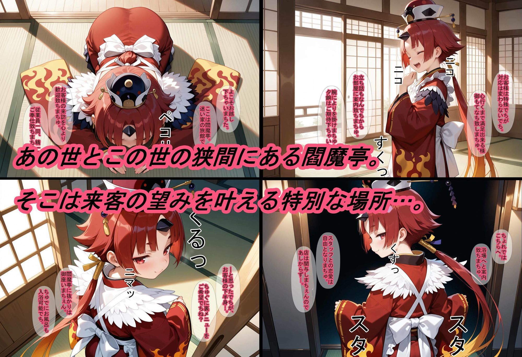 【F〇O】雀のお宿の奉仕日記〜閻魔亭泡風呂記〜 サンプル画像1
