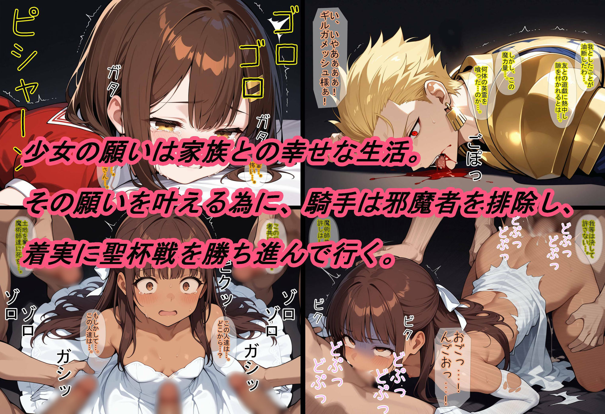 【F〇te/strange_F〇ke】死と泥の聖杯〜悪夢に沈むスノーフィールド〜 サンプル画像4