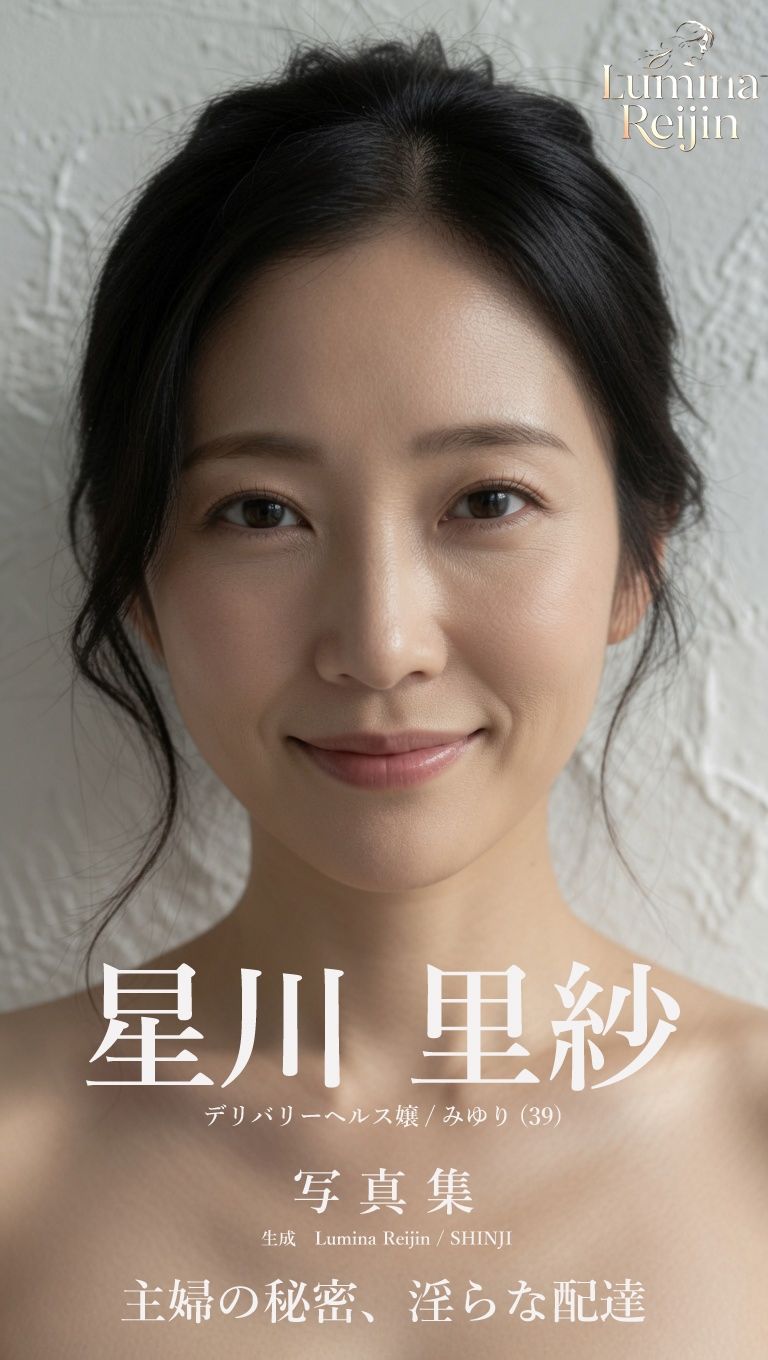 【Lumina Reijin】AI写真集 Vol.2 星川 里紗「主婦の秘密、淫らな配達」 サンプル画像1