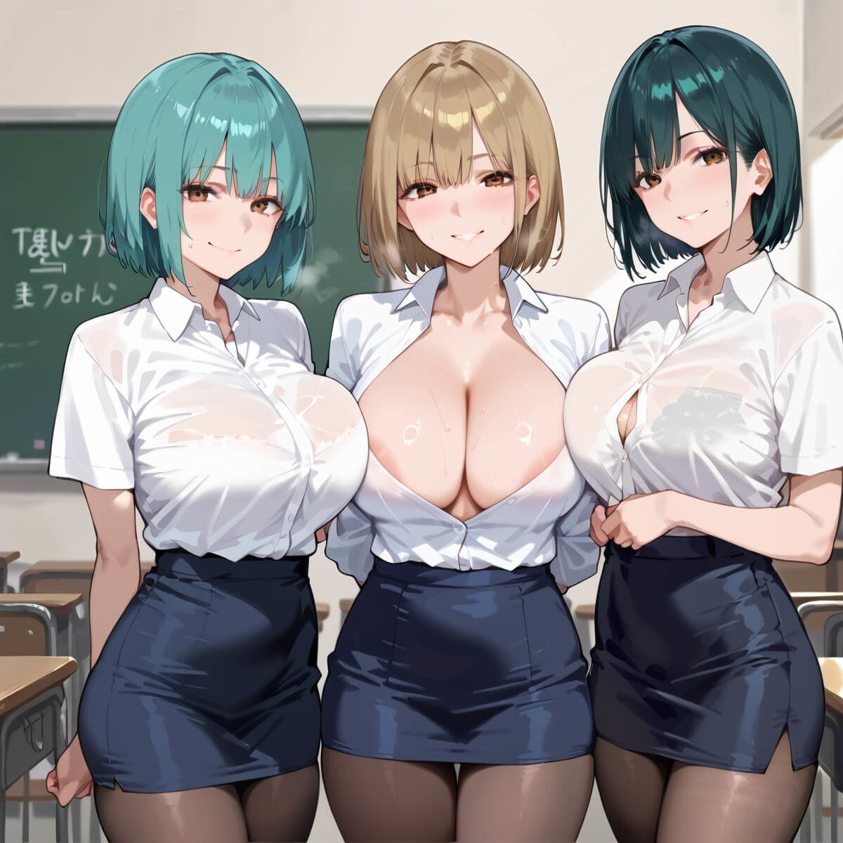 【PART1】教え子の視線に気づいた先生に放課後呼び出された サンプル画像3