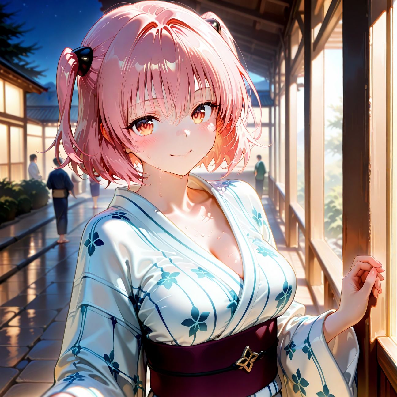 【Part1】いちゃらぶ温泉旅行☆浴衣でエッチし放題！ サンプル画像1