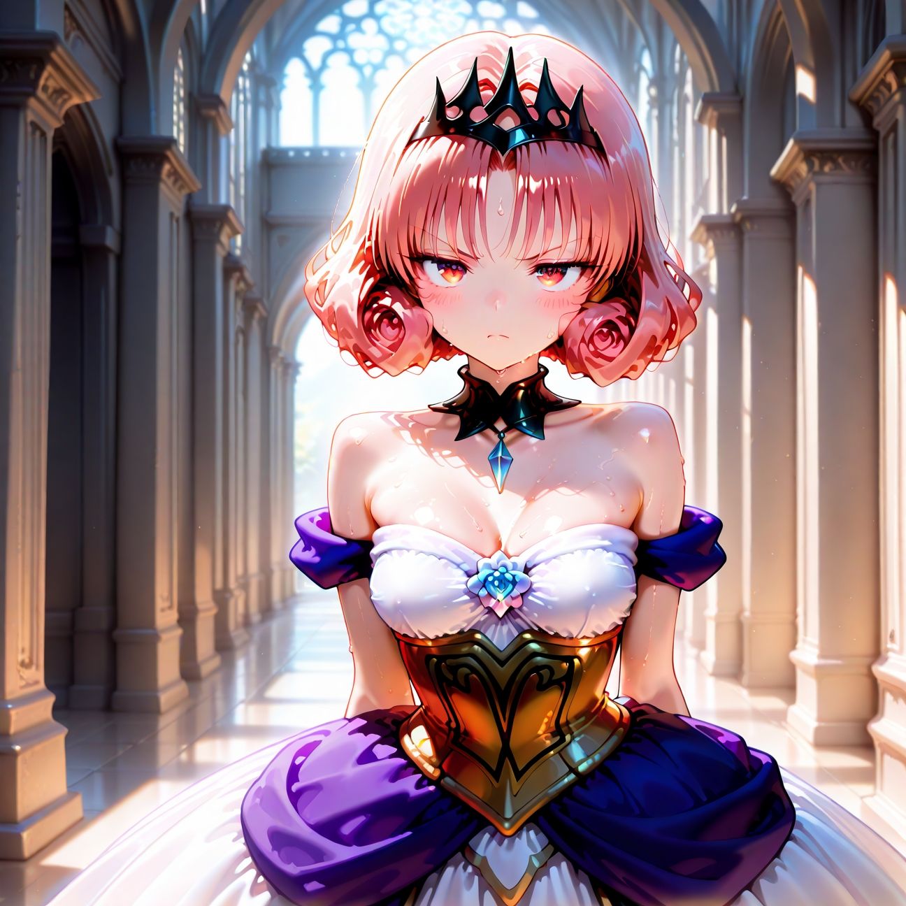 【Part1】ツンデレ王女のエッチなレッスン☆ サンプル画像1