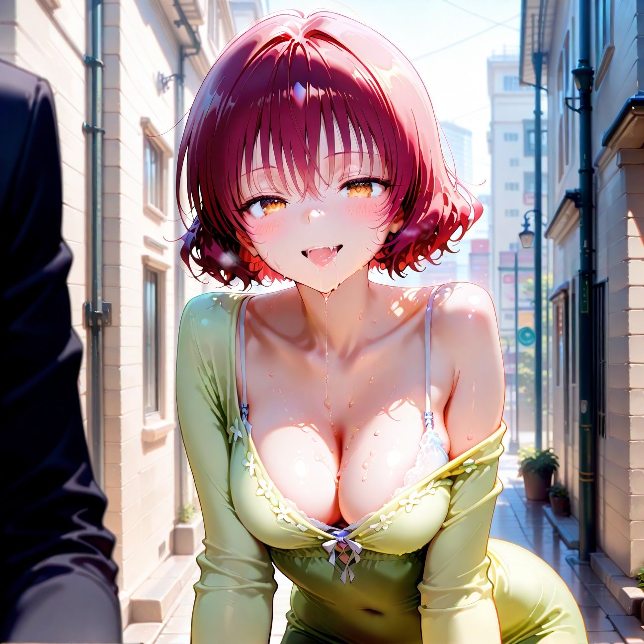 【Part5】街中で快感露出セックス☆彡周囲の視線で感じちゃう♪ サンプル画像1