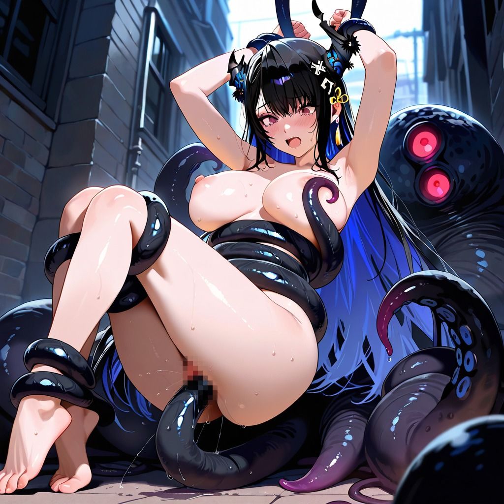 【R-18】ネリッサ・レイヴンクロフト×触手 79枚 サンプル画像7