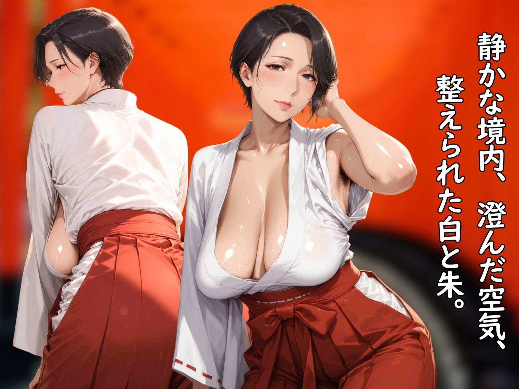 【SEX動画付き】サレ妻熟女 はるの｜巫女編 サンプル画像2