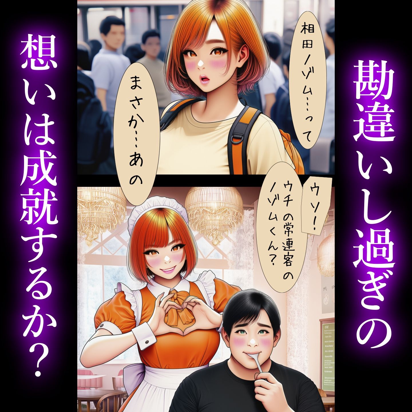 【TSF熟女化】完熟チェンジ 元男の中年モブ女が想いを遂げ豊満熟女百合カップルになるまで サンプル画像2