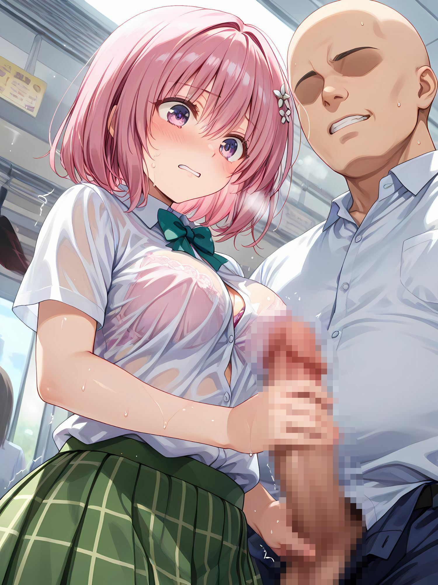 【To L〇ve る】痴●おじさんにイかされ続け堕とされる〜モ〇編〜 サンプル画像3