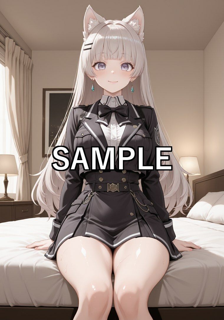 【VRChat内でSEX】ワールドの中で、アバターのまま。〜VRChatで出会った銀髪猫耳お姉さんと繋がる一夜〜 サンプル画像2