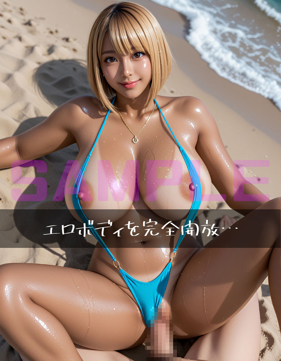 【たっぷり500枚】ギャルまみれ〜ポロリ天国！モロ見えスリングショットがエロすぎる 2〜 サンプル画像4