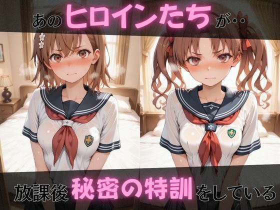 【とある魔術の●書目録】放課後ヒロインズ御坂●琴/白井●子/神裂●織編 サンプル画像1