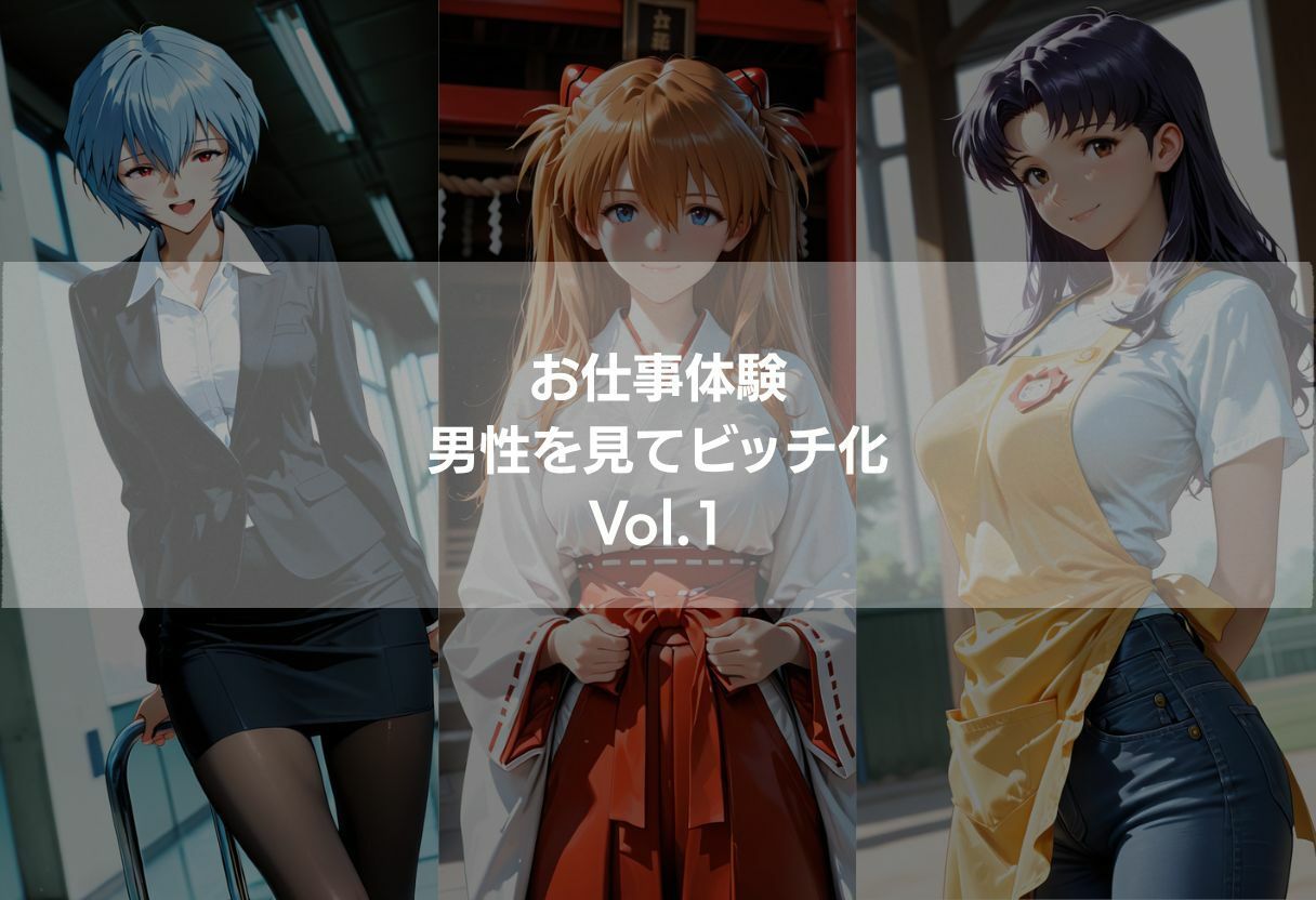 【アニメ同人】色々なお仕事体験に行ったらビッチがスイッチ入っちゃってエッチな事をする。〜制服姿で416枚の濃厚記録〜 サンプル画像1