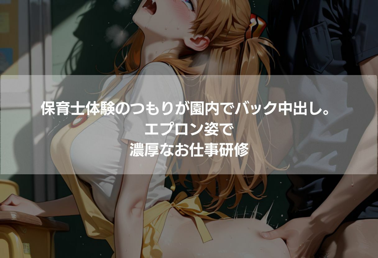 【アニメ同人】色々なお仕事体験に行ったらビッチがスイッチ入っちゃってエッチな事をする。〜制服姿で416枚の濃厚記録〜 サンプル画像9