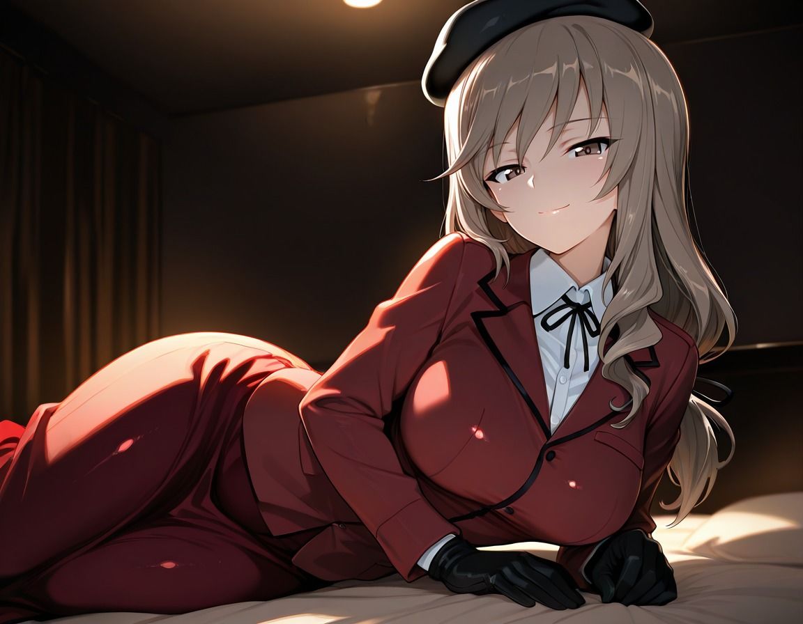 【ガールズ＆パンツァー】家元・人妻 島田千代が若い男の子を分からせようとしたら、逆に分からせられちゃう話 サンプル画像1