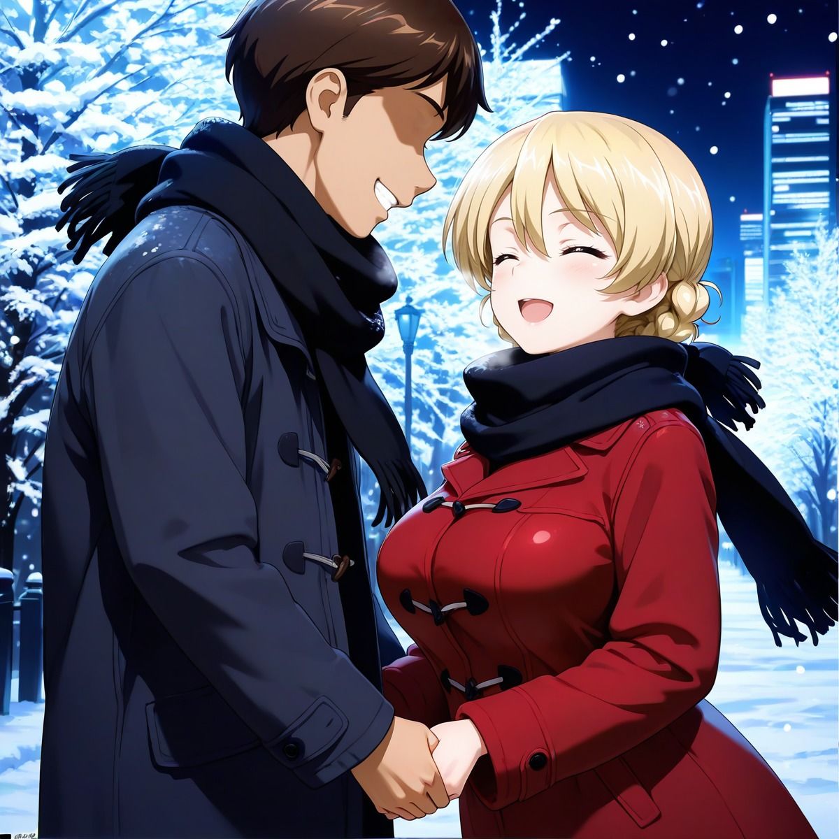 【ガールズ＆パンツァー】西住みほ・ダージリン・ミカとイチャラブSEX 短編トリロジー（三部作） サンプル画像4