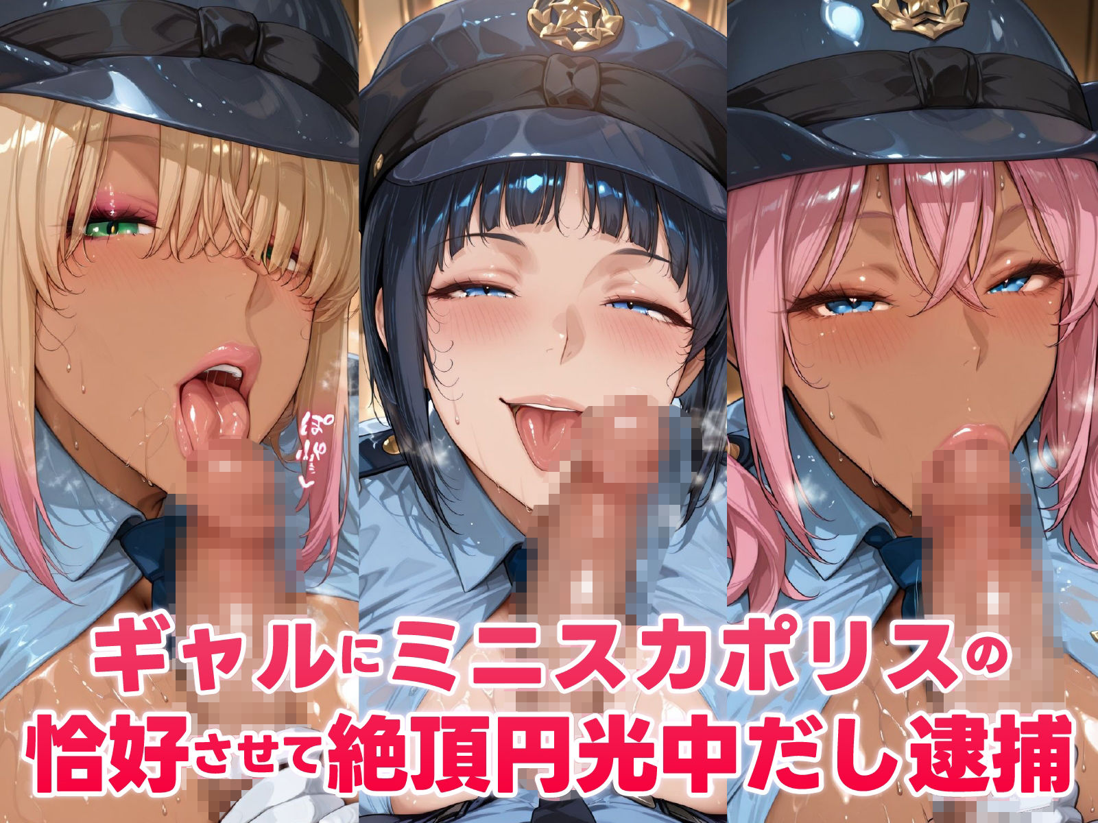 【ギャルポリス】〜おっさんザーメンで子宮パンパン永久逮捕〜 サンプル画像1