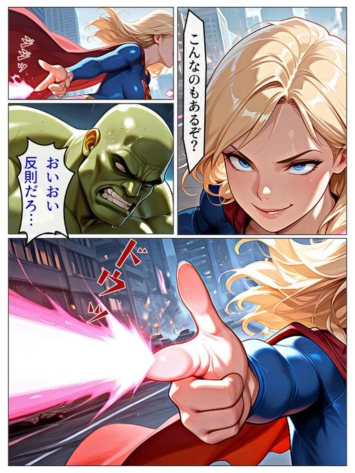 【スーパーヒロイン蹂躙-スーペリアガールver-前編】 サンプル画像3