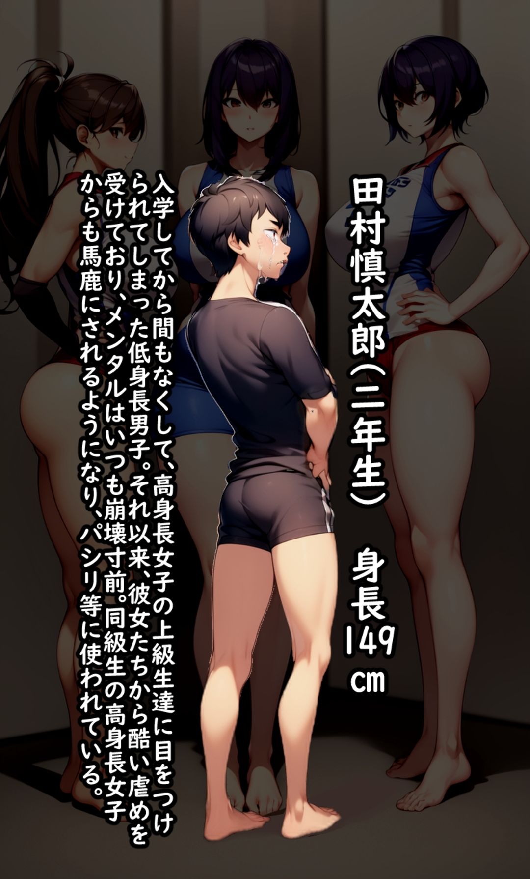 【セット作品】高身長女性×低身長男性 言葉責め集（スーツ女性編＋バレー部その他編） サンプル画像9