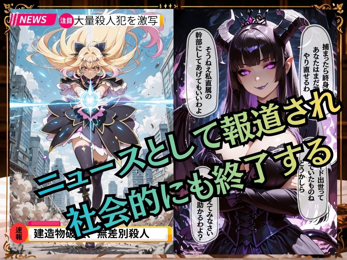 【セリフ付き235枚】妖魔に敗北 〜キュアアルカナシャドウ、配下への道〜 サンプル画像7