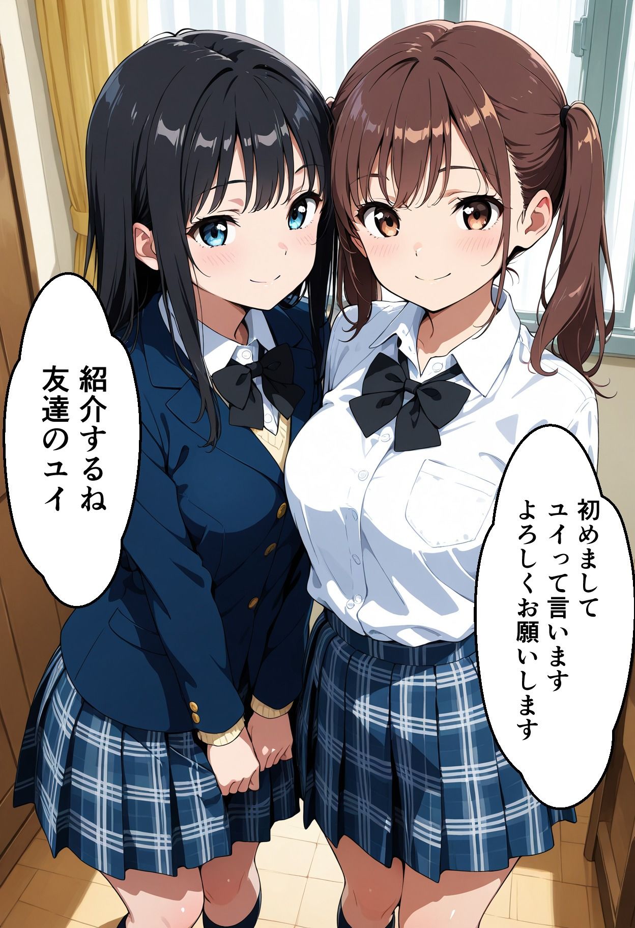 【セリフ付き】妹の友達と禁断セックスふたりだけの秘密の関係 サンプル画像1