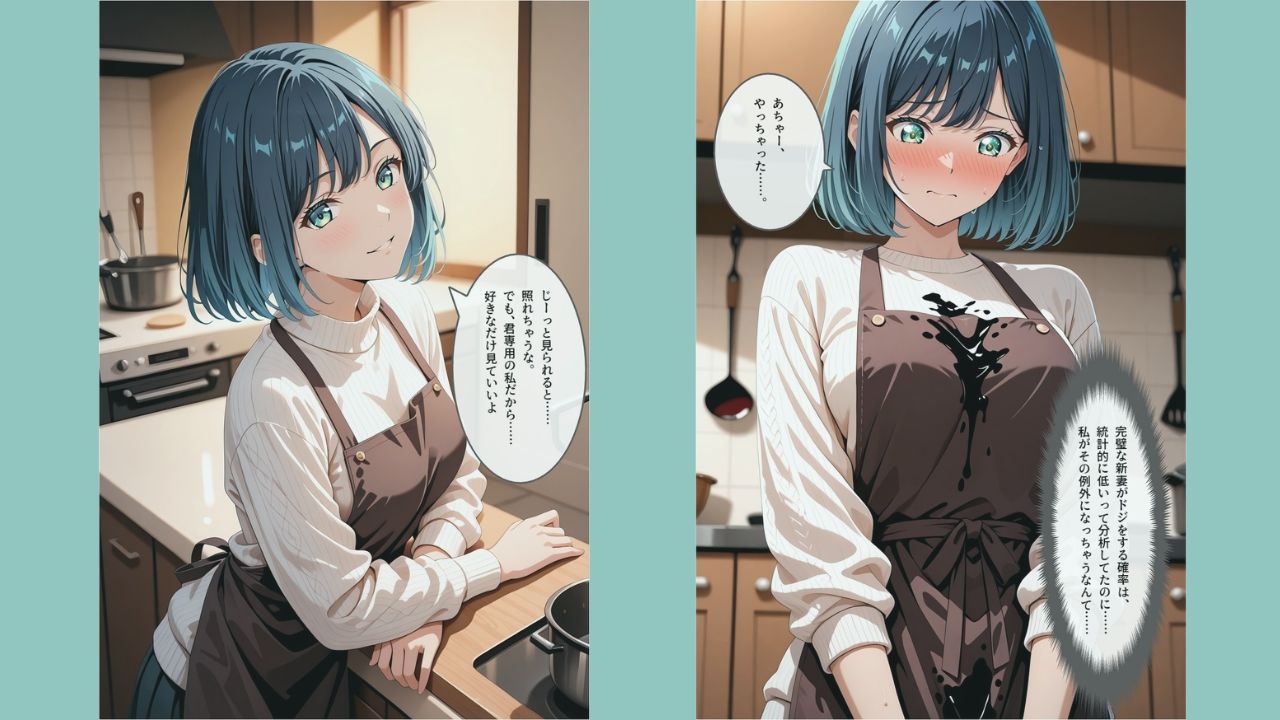 【セリフ付きストーリーCG集】黒川あ〇ね:完璧な演技が剥がれる、天才女優のメス堕ち。──貴方に捧げる新婚記録 【460枚】 サンプル画像1