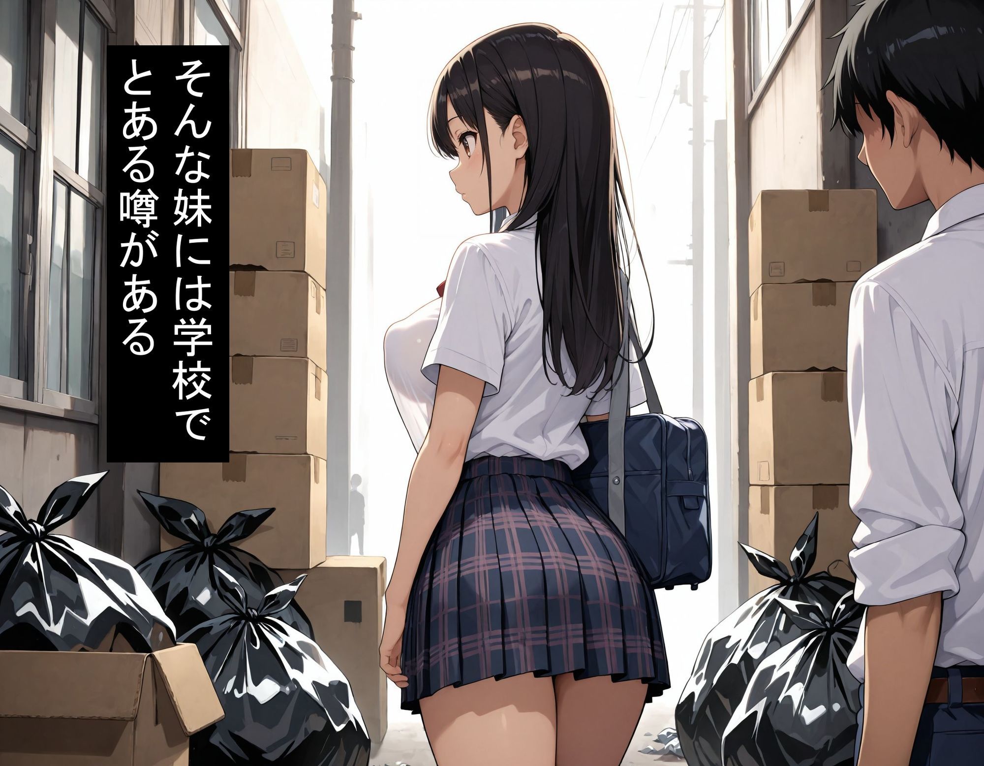 【セリフ有】ビッチな妹がデカチンポで兄イキしまくった話 サンプル画像2