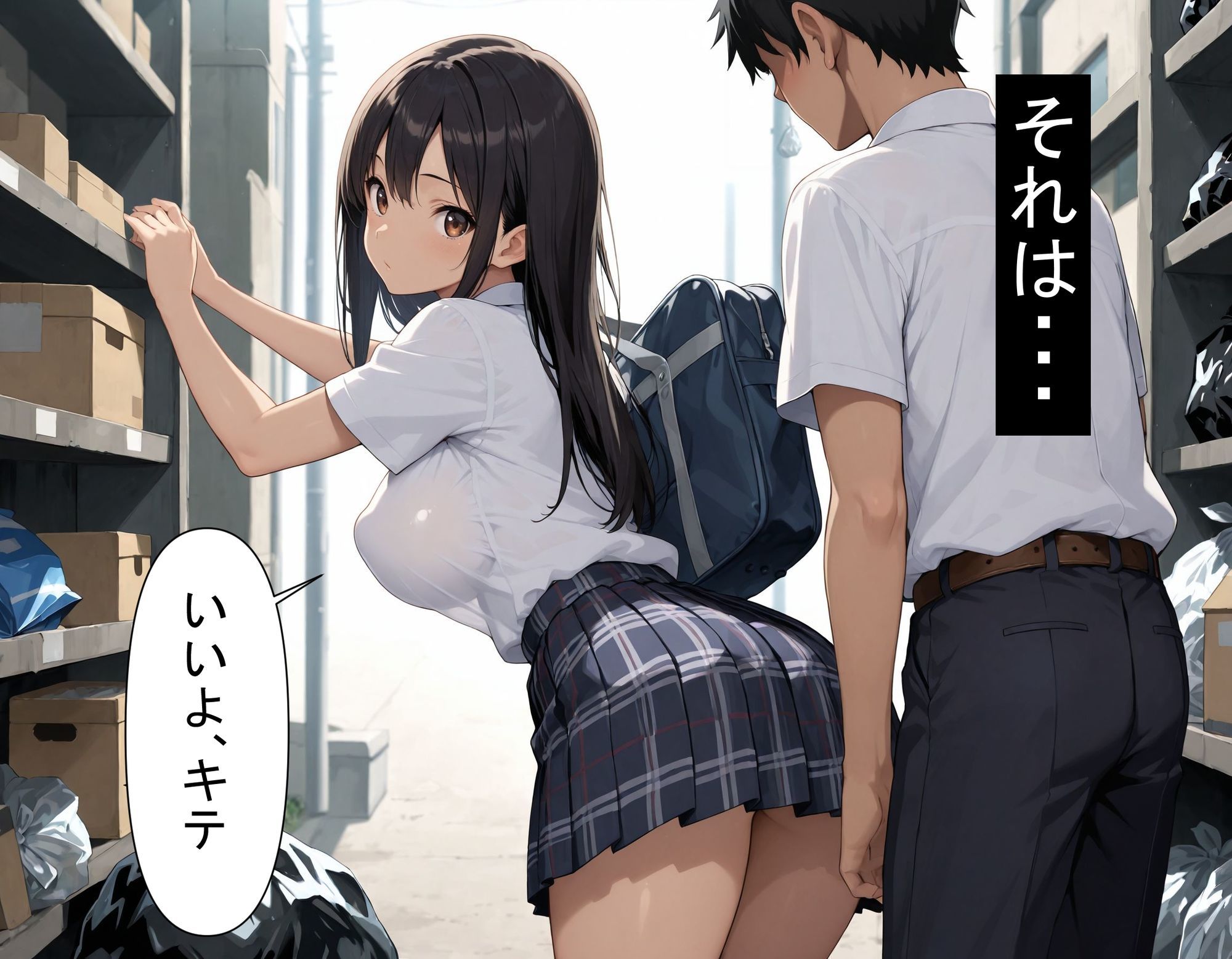 【セリフ有】ビッチな妹がデカチンポで兄イキしまくった話 サンプル画像3