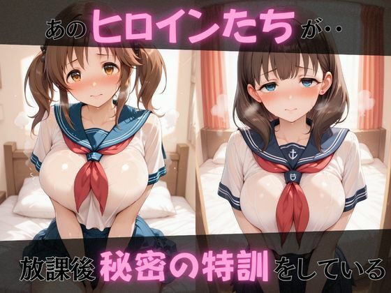 【デ●マス】放課後ヒロインズ安部●々/十時●梨/佐久間●ゆ編 サンプル画像1
