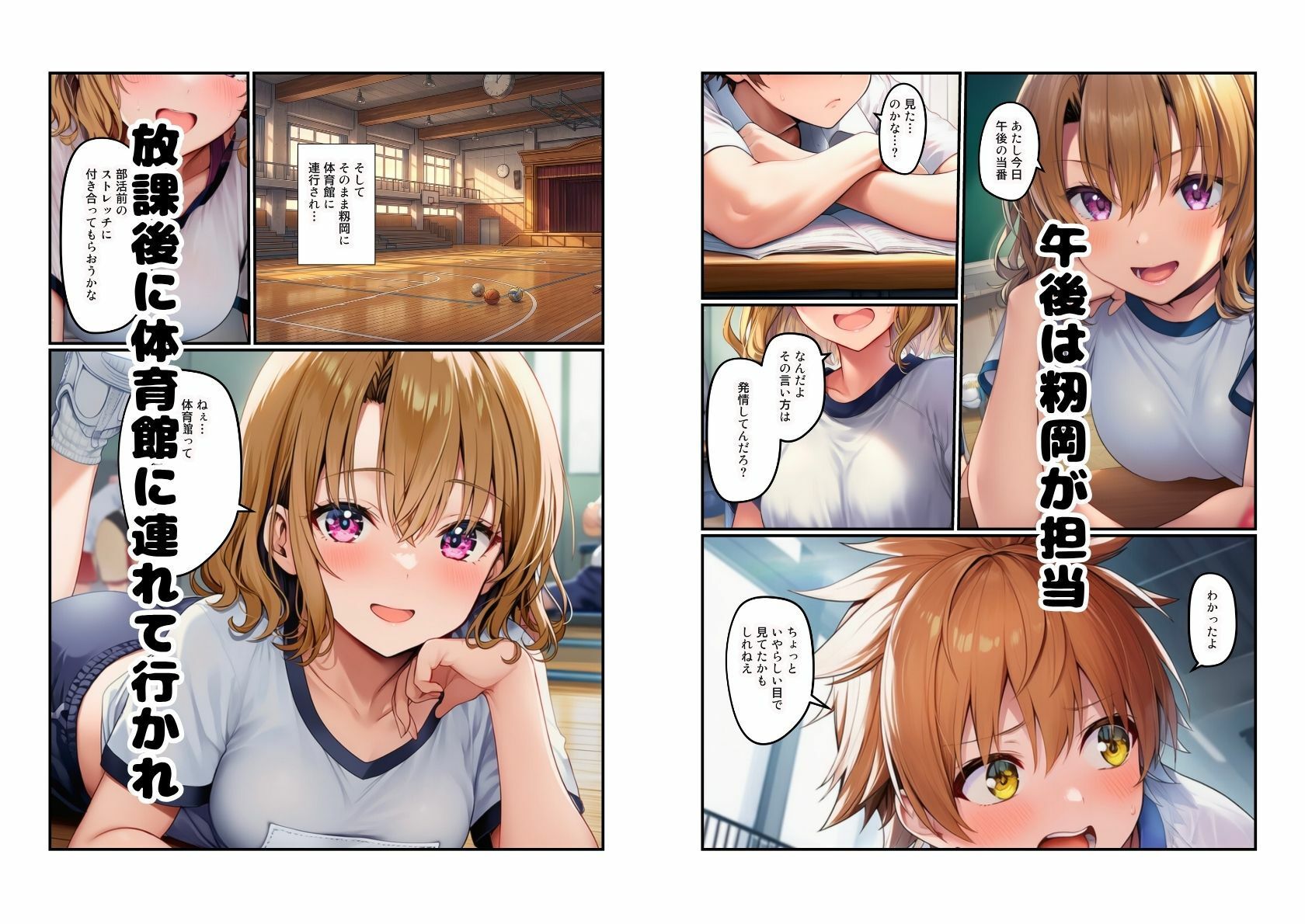 【ハーレム学園】リトの性欲処理係は当番制 サンプル画像8