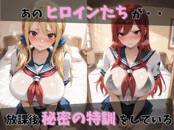 【フェ●リーテイル】放課後ヒロインズル●シィ/エ●ザ/ジュ●ア編 サンプル画像1