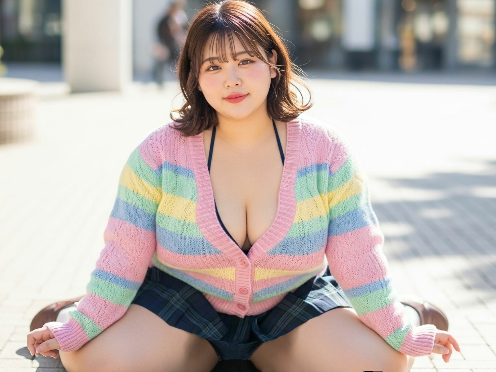 【フェチ】ぽっちゃり×パンチラ 〜無防備な誘惑〜 サンプル画像4