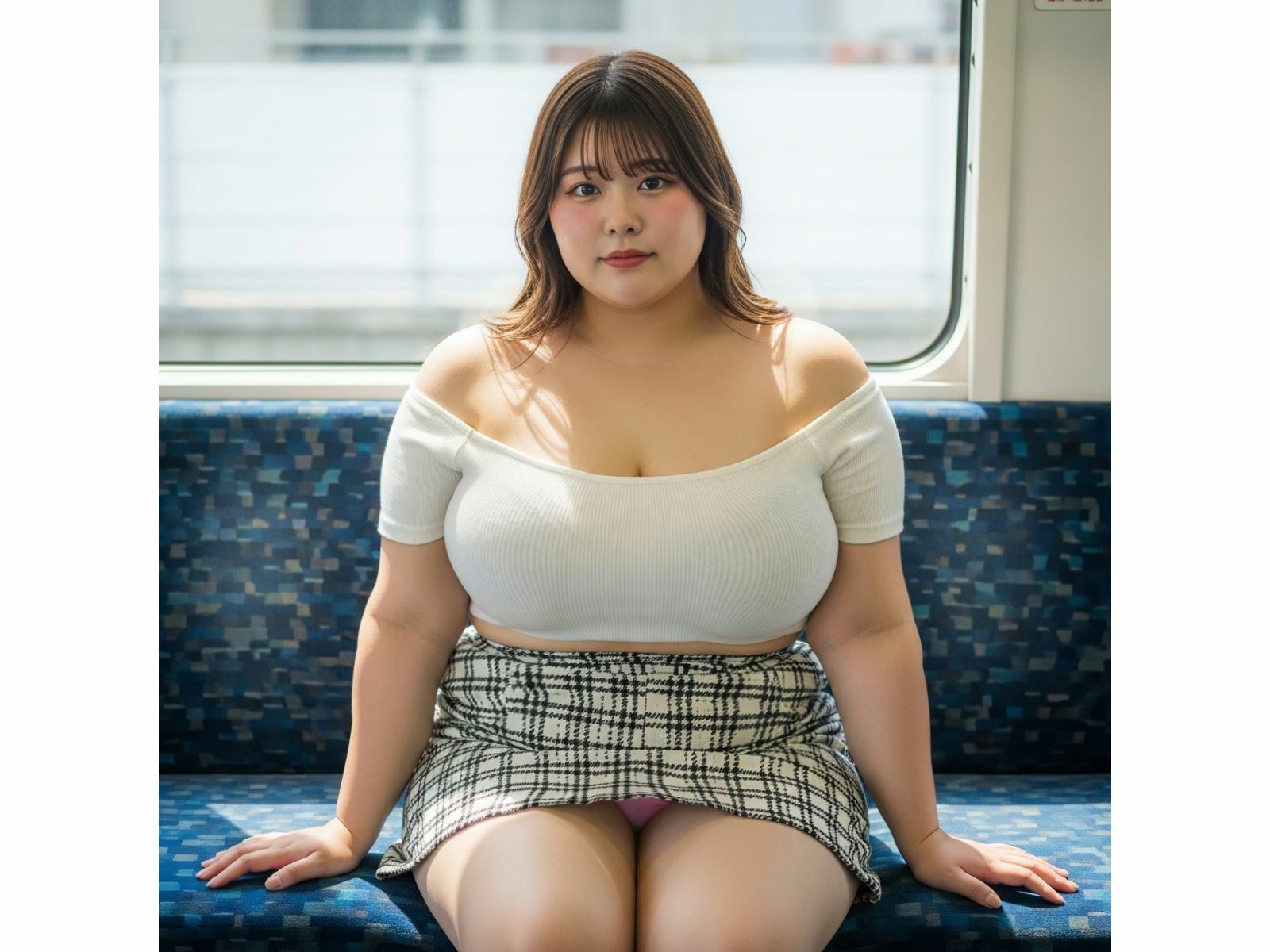 【フェチ】ぽっちゃり×パンチラ 〜無防備な誘惑〜 サンプル画像5