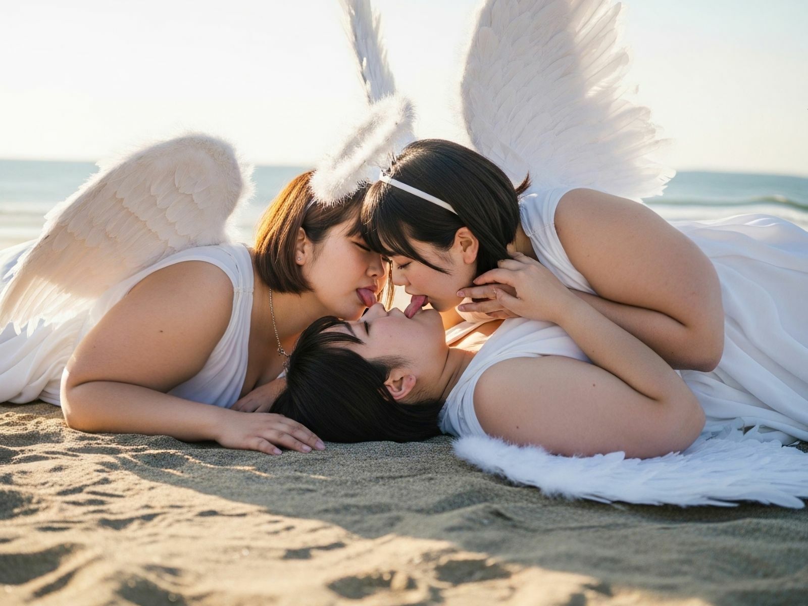 【フェチ】ぽっちゃり×ベロキス 〜密着・肉厚・接吻〜 サンプル画像6