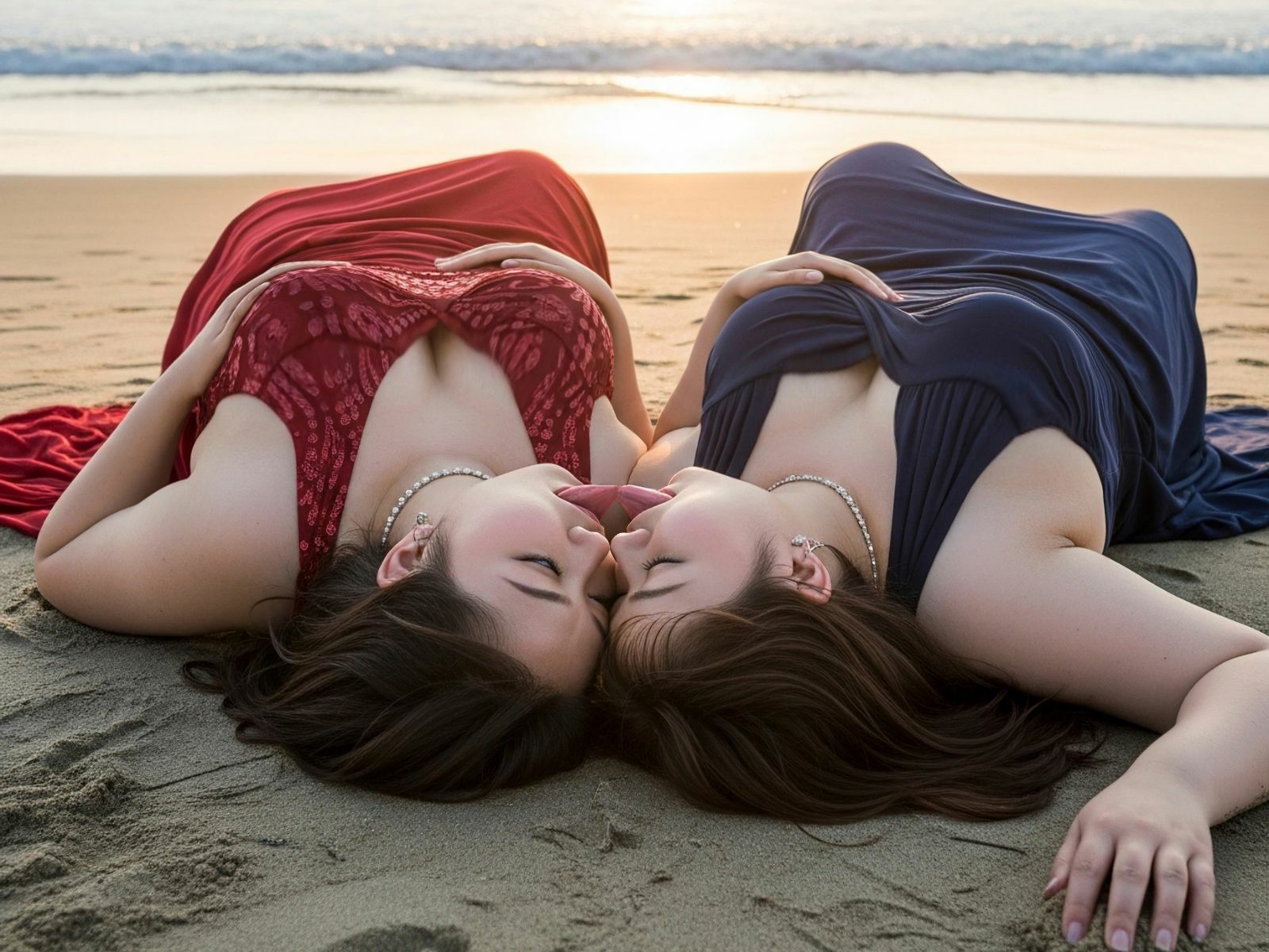 【フェチ】ぽっちゃり×ベロキス 〜密着・肉厚・接吻〜 サンプル画像7