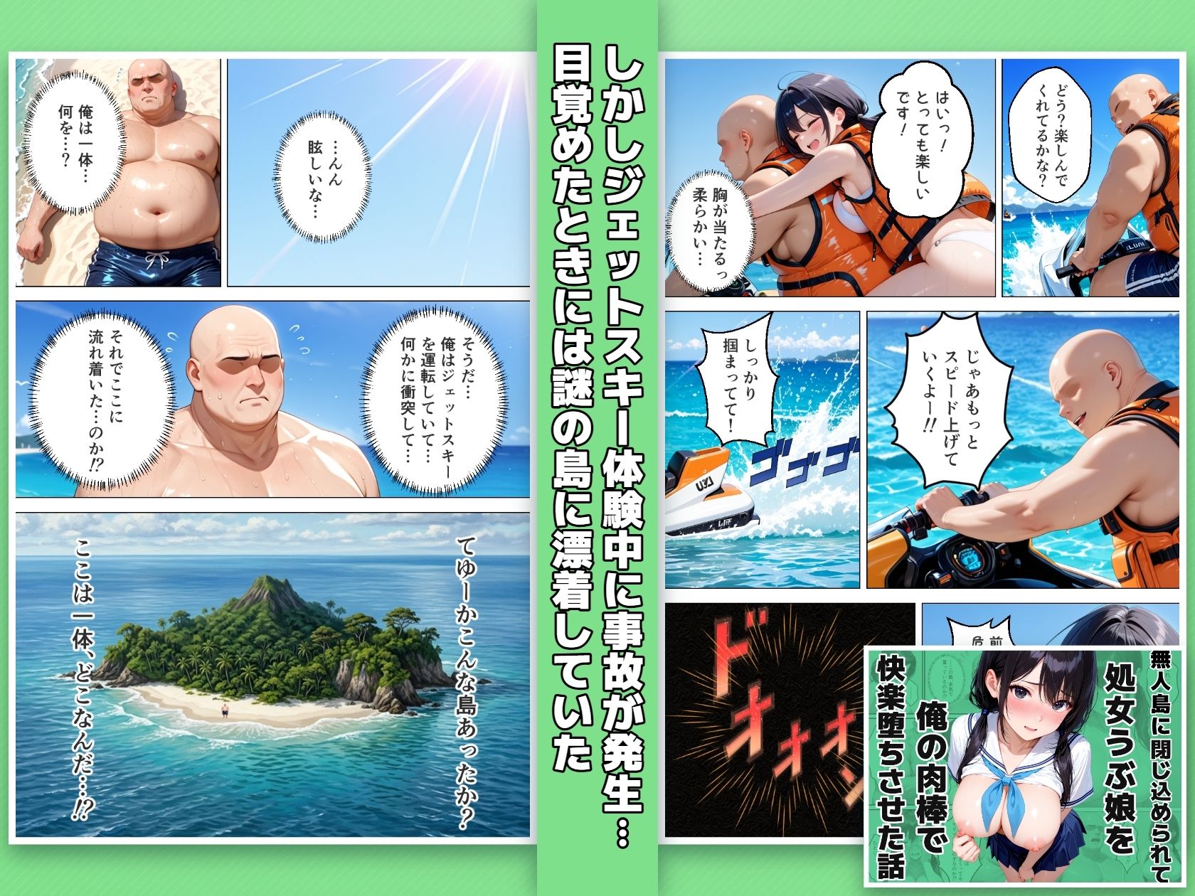 【フルカラー総集編】生ハメでメス堕ち！4つの物語 サンプル画像3