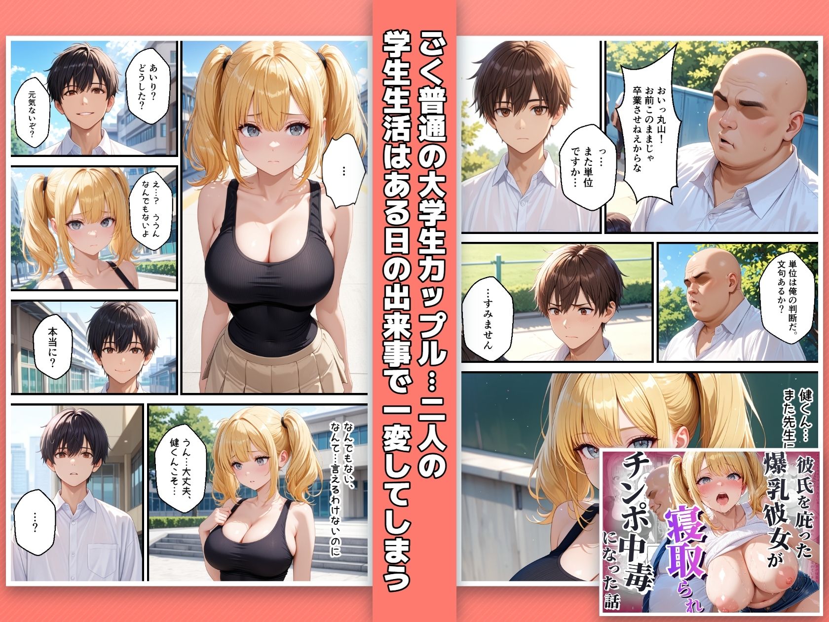 【フルカラー総集編】生ハメでメス堕ち！4つの物語 サンプル画像7