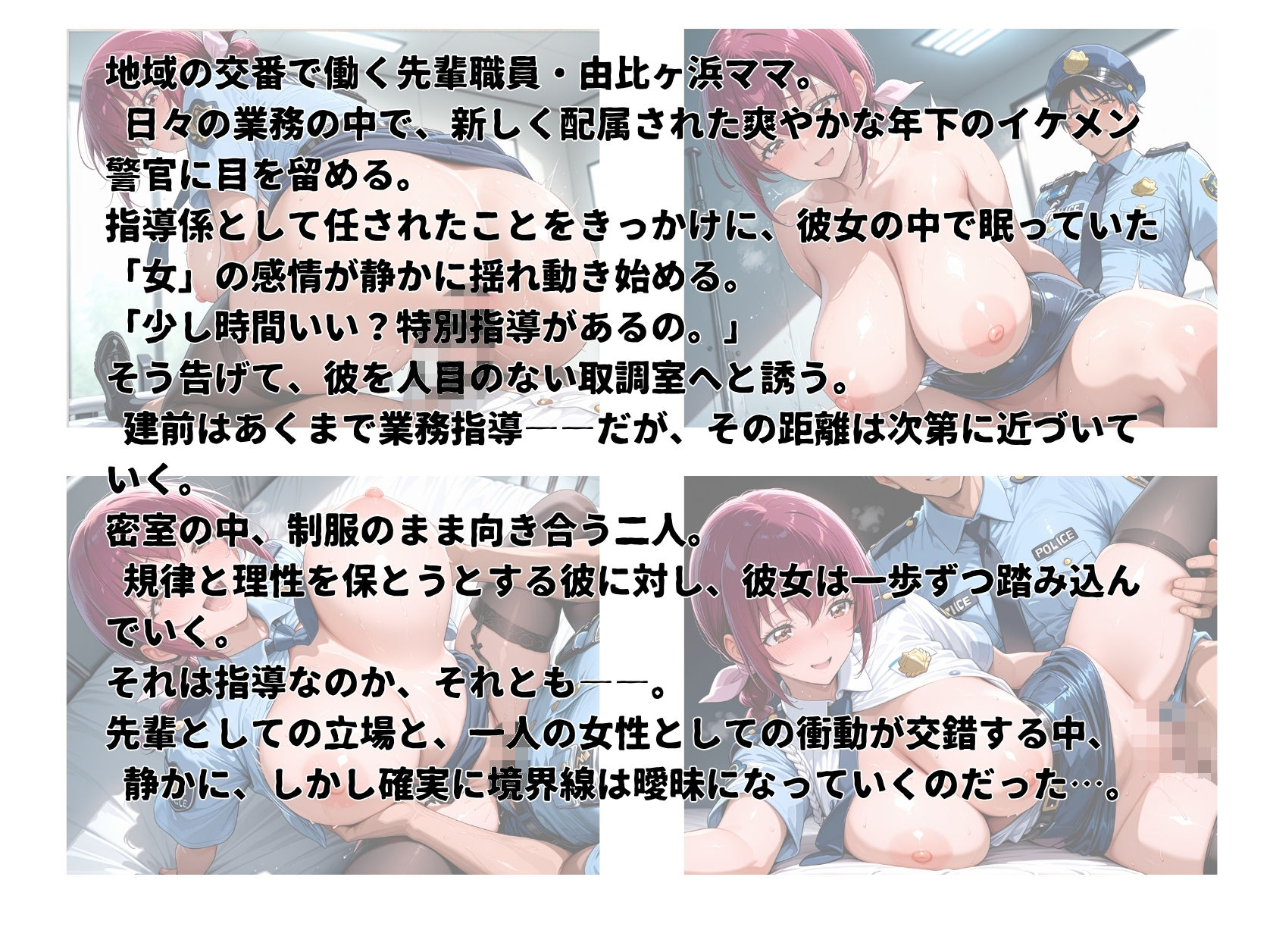 【プ●キュア/星●育代】熟した肉体で取り調べ  熟女婦人警官 サンプル画像1