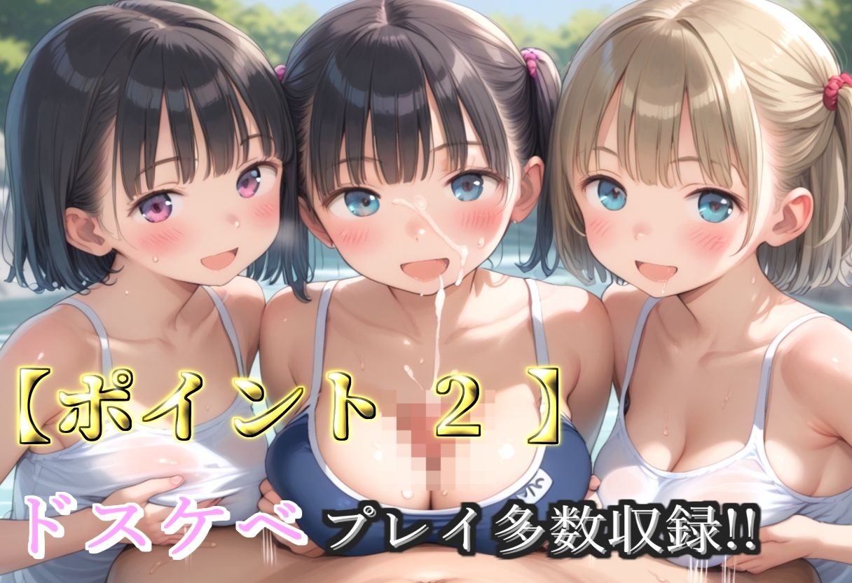 【プレミアシリーズ】【豪華特典あり】スク水つるぺた学園乱交  真夏のビーチで集団乱痴編【500個】 サンプル画像4