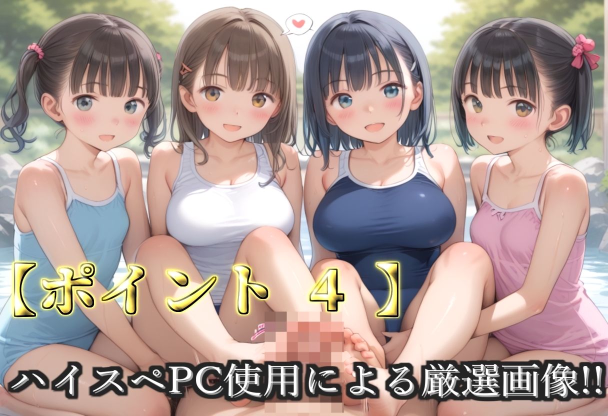 【プレミアシリーズ】【豪華特典あり】スク水巨乳ロリ学園乱交 真夏の混浴温泉で集団乱痴  修学旅行編【500個】 サンプル画像6