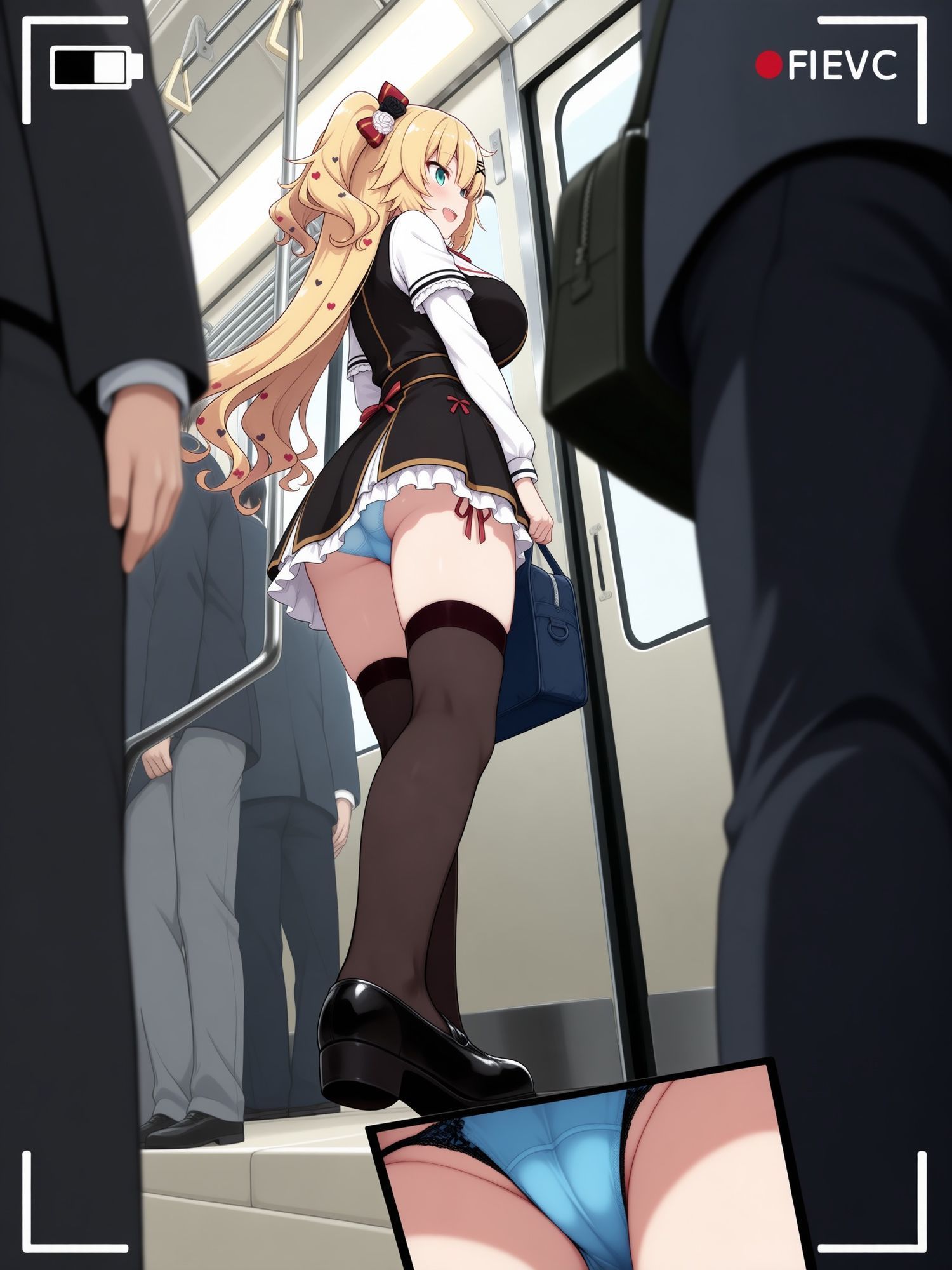 【ホ〇ライブ】電車に乗ったらホ〇メンが乗ってたから盗撮してみた 2【150枚収録】 サンプル画像9