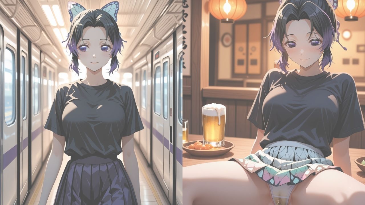 【ミダレ。Ep22】抗えない快楽に沈めたい 酔花ノ宴:胡蝶し〇ぶ編 快楽堕ち序章500枚CG集 サンプル画像1