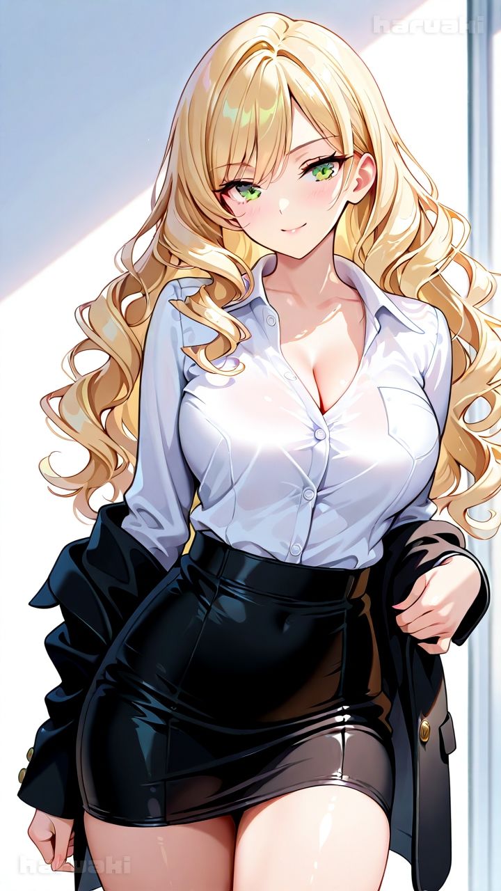 【ルナ・ヴェール写真集】Vol.1オフィスの秘密の密会 サンプル画像1