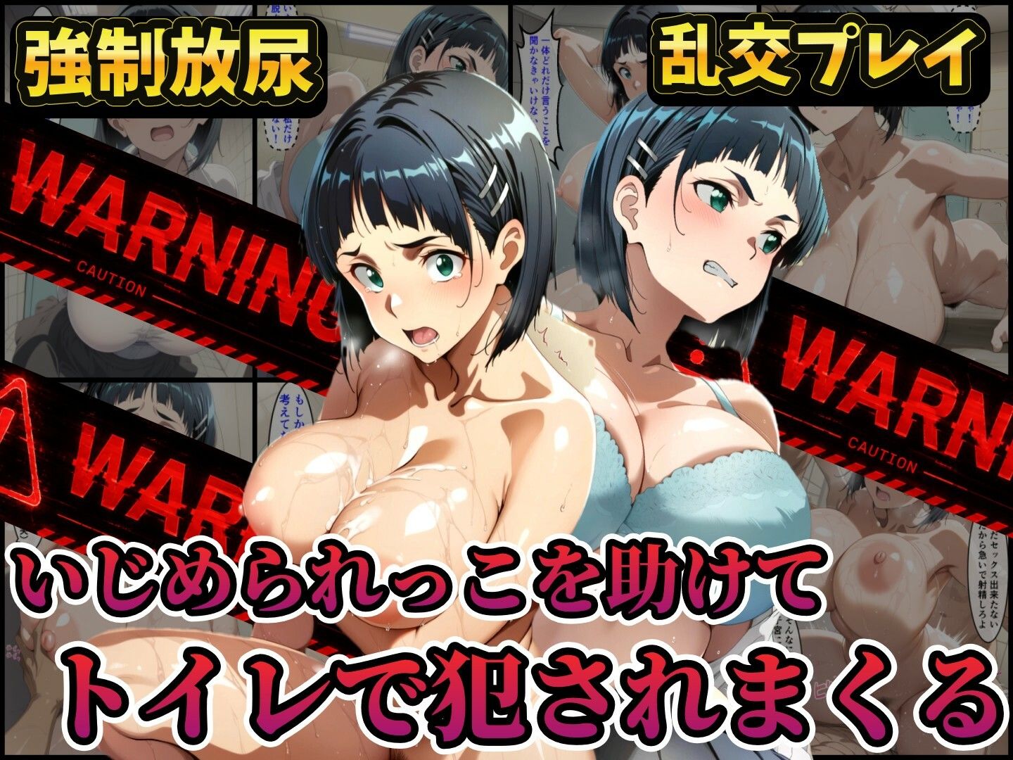【レ○プ注意】ソードアートオンラインのヒロイン達が犯●れまくる  アスナ  シノン  結城京子 サンプル画像10
