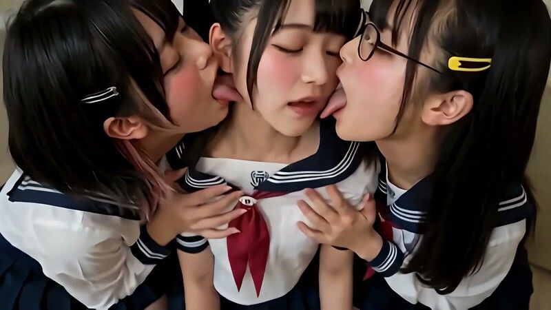 【レズ83連発・40分超/3Pあり】フルボイス百合キスコレクション〜JK・アイドル・キャバ嬢・コスプレの濃厚ディープキス・疑似セックス詰め合わせ〜 サンプル画像3