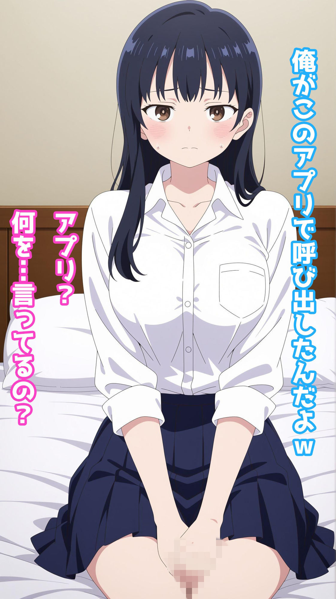 【一部セリフつき】Deliサモ☆ 美少女とおじさん強●召喚アプリ – 僕のモデルJK編 – サンプル画像2